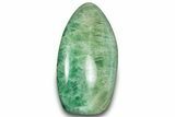 Free-Standing, Polished Green Fluorite - Madagascar #304770-1